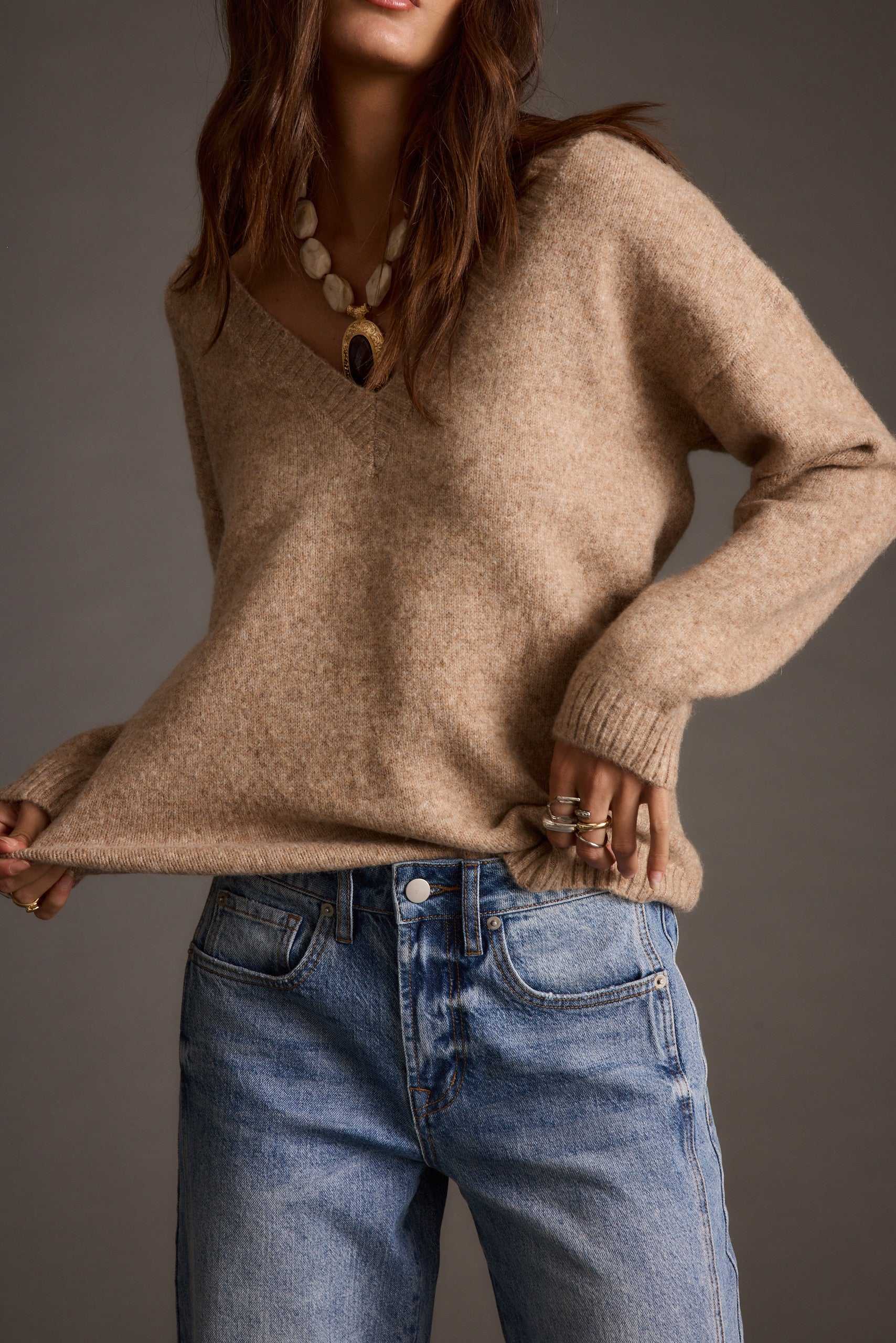 Robbyn Light Taupe Sweater