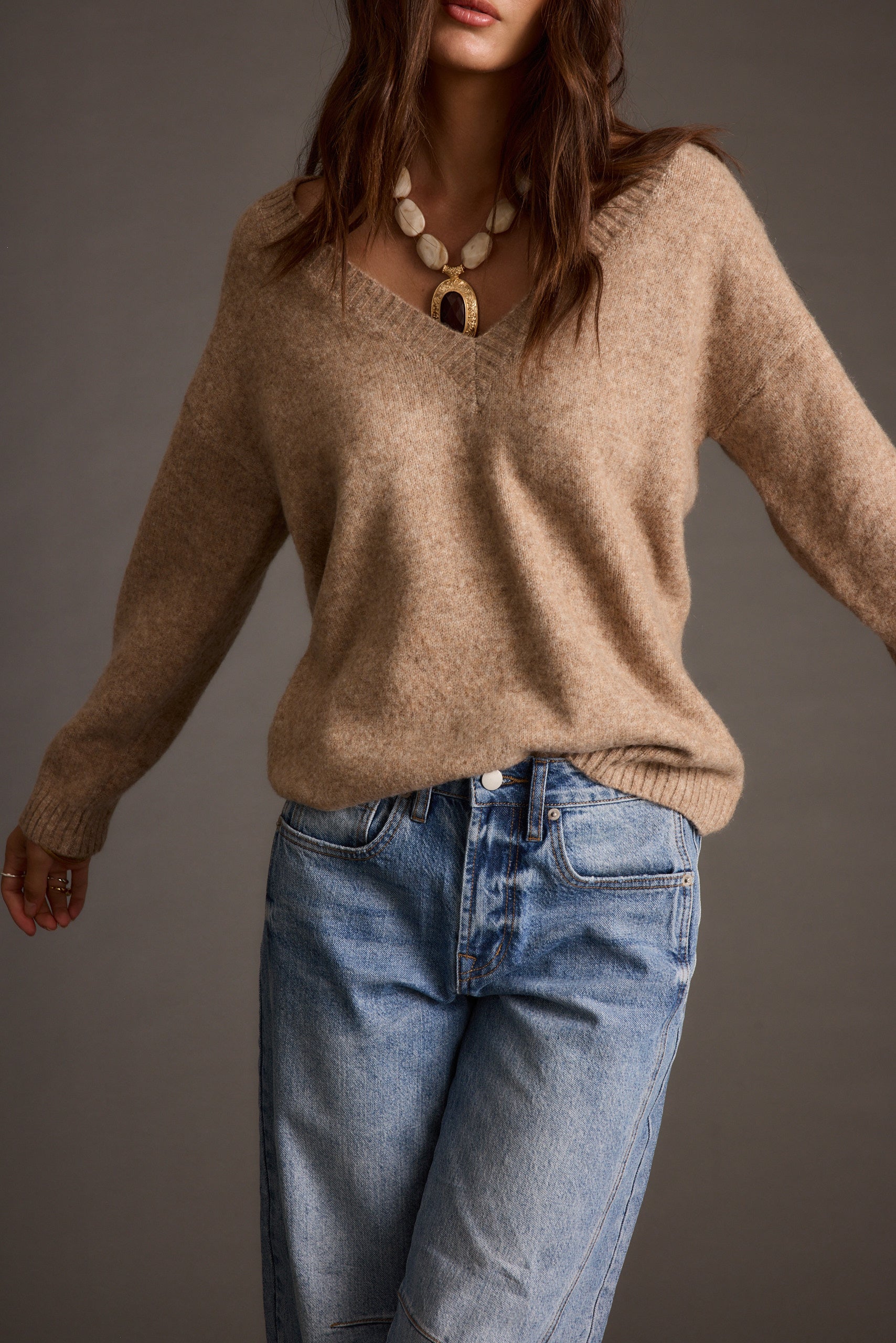 Robbyn Light Taupe Sweater