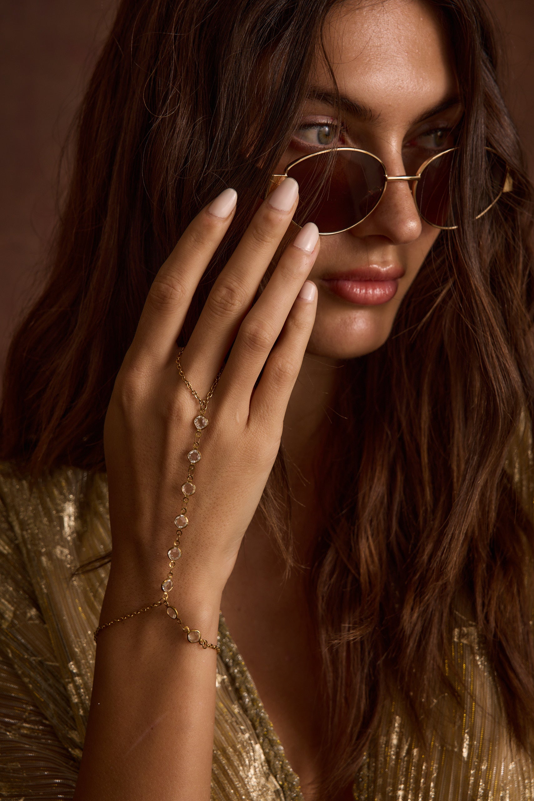 Rumi Gold Hand Chain