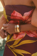 Runyon Set of 2 Gold Cuff Bangles