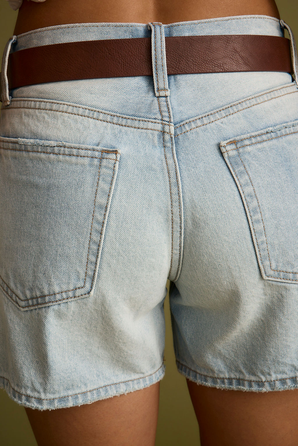 Seaside Brown and Gold Belt