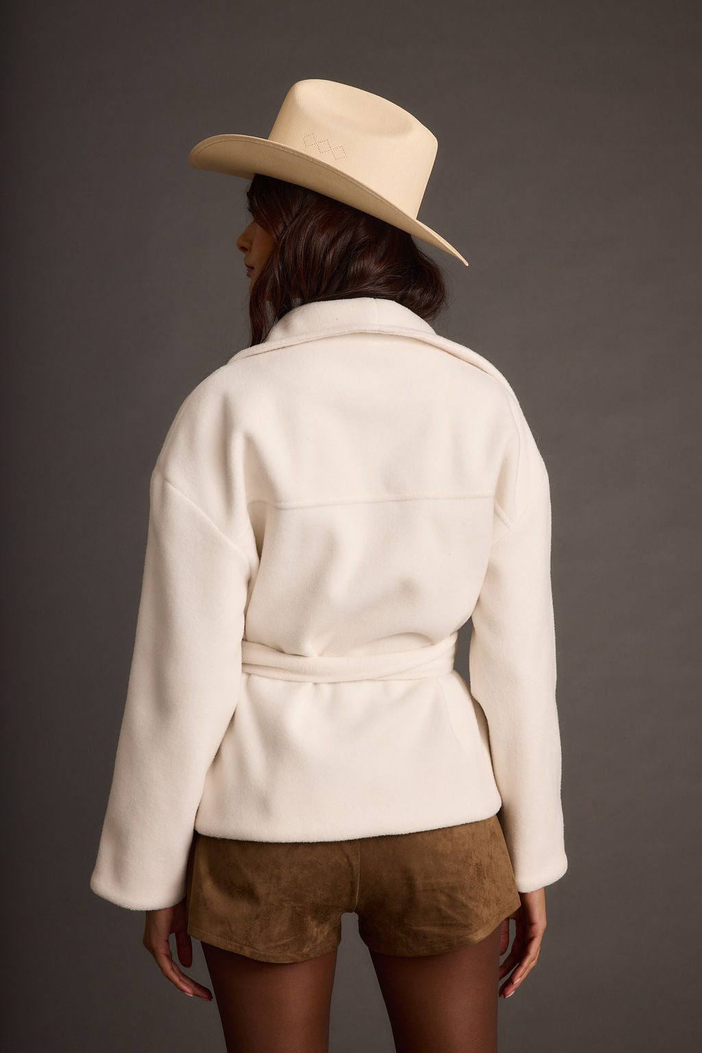 Snowcrest White Belted Coat