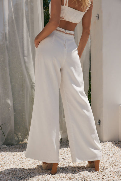 Summer Night City Buckle Trousers