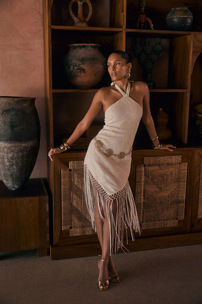 fringe dress Chenowa Fringe Dress S