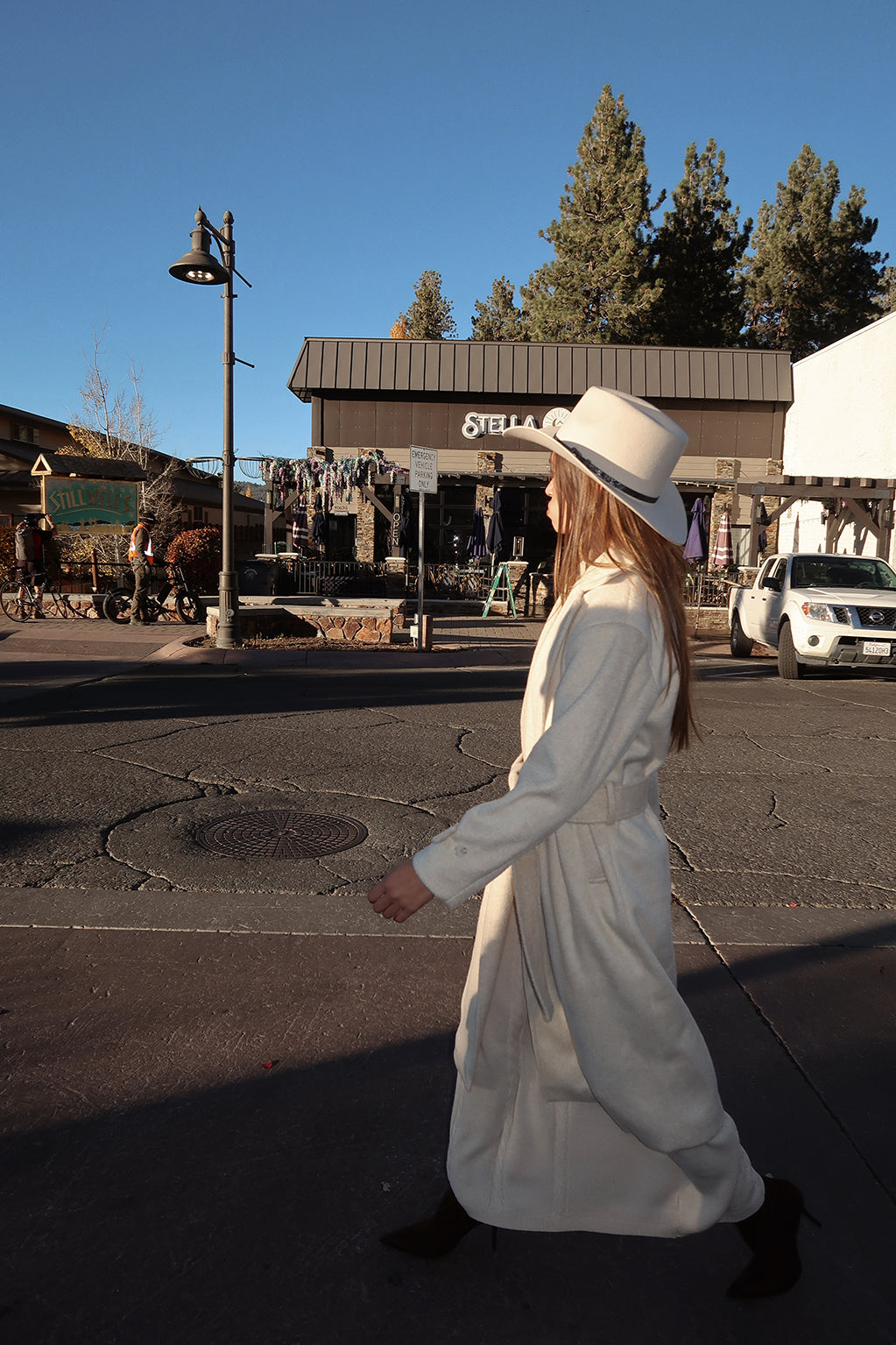 Sinclair Ivory Belted Coat
