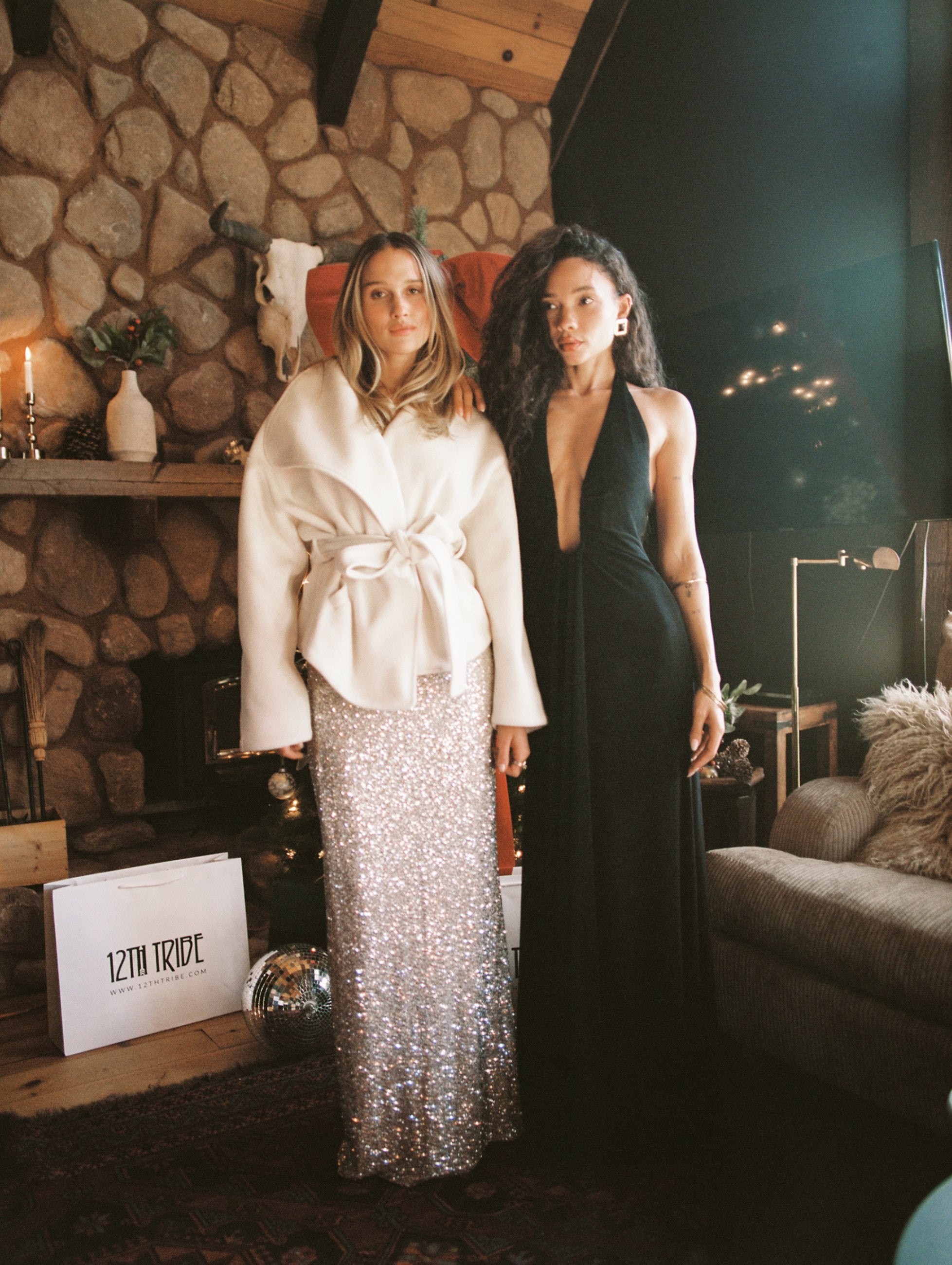 Champagne Nights Maxi Skirt