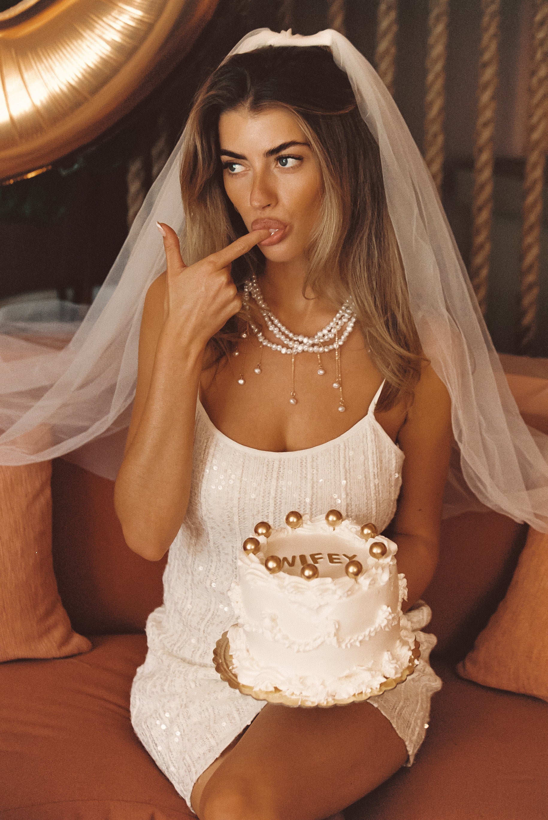 Solea White Sequin Mini Dress