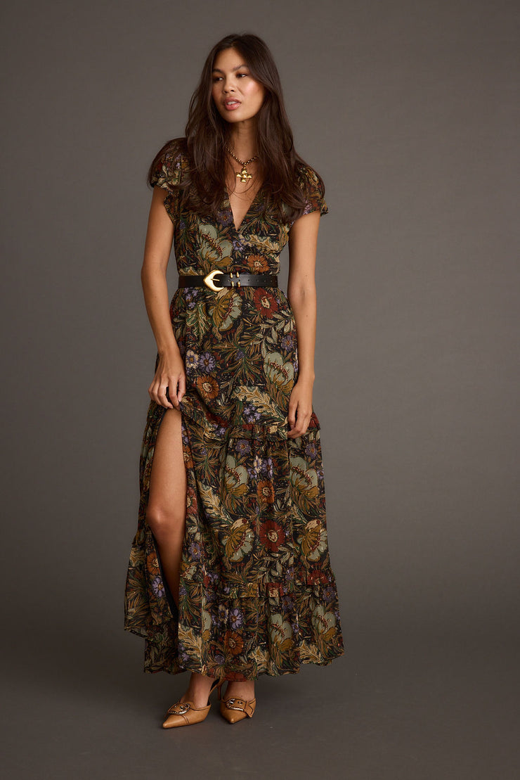 Sundance Floral Paisley Maxi Dress – 12th Tribe