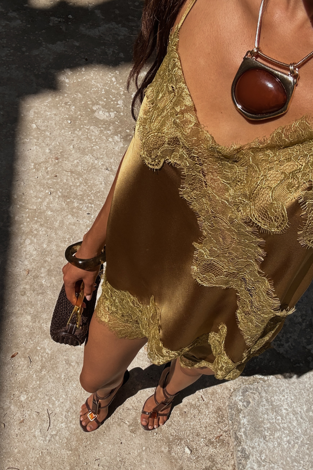 Nina Amber Statement Necklace | 12th Tribe