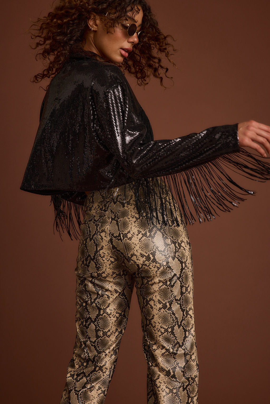 Star Crossed Black Sequin Jacket