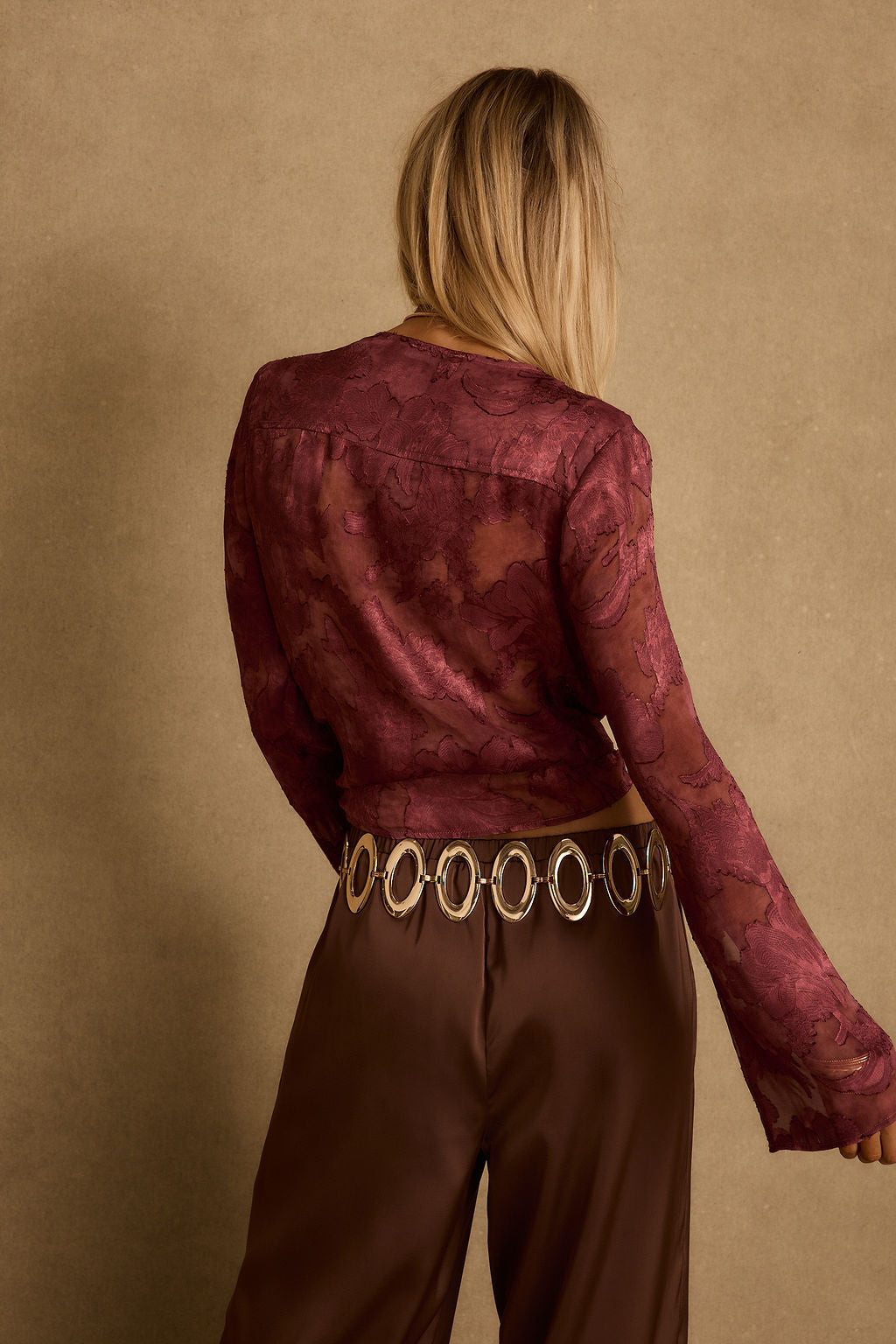 Waverly Mulberry Blouse