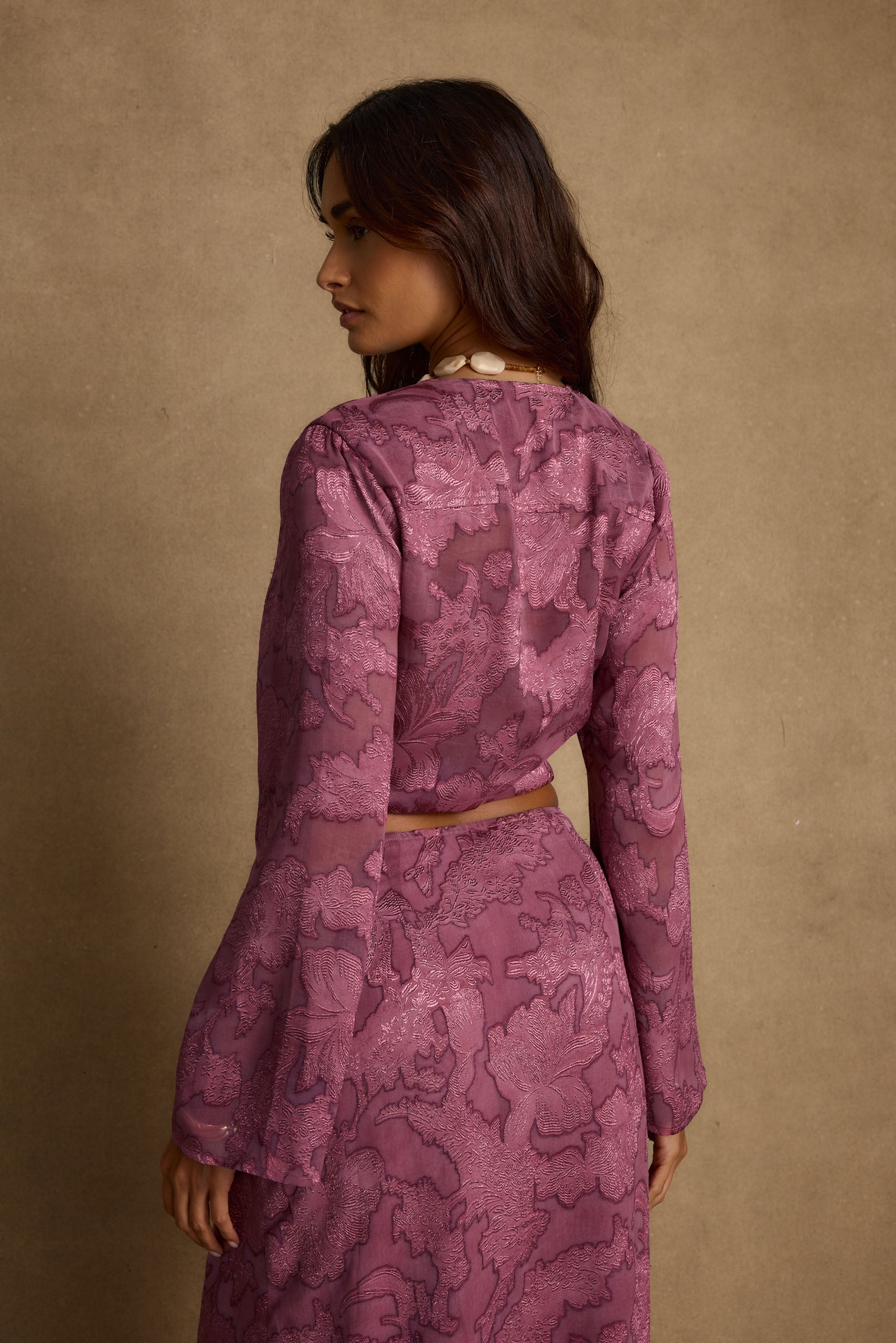 Waverly Mulberry Blouse