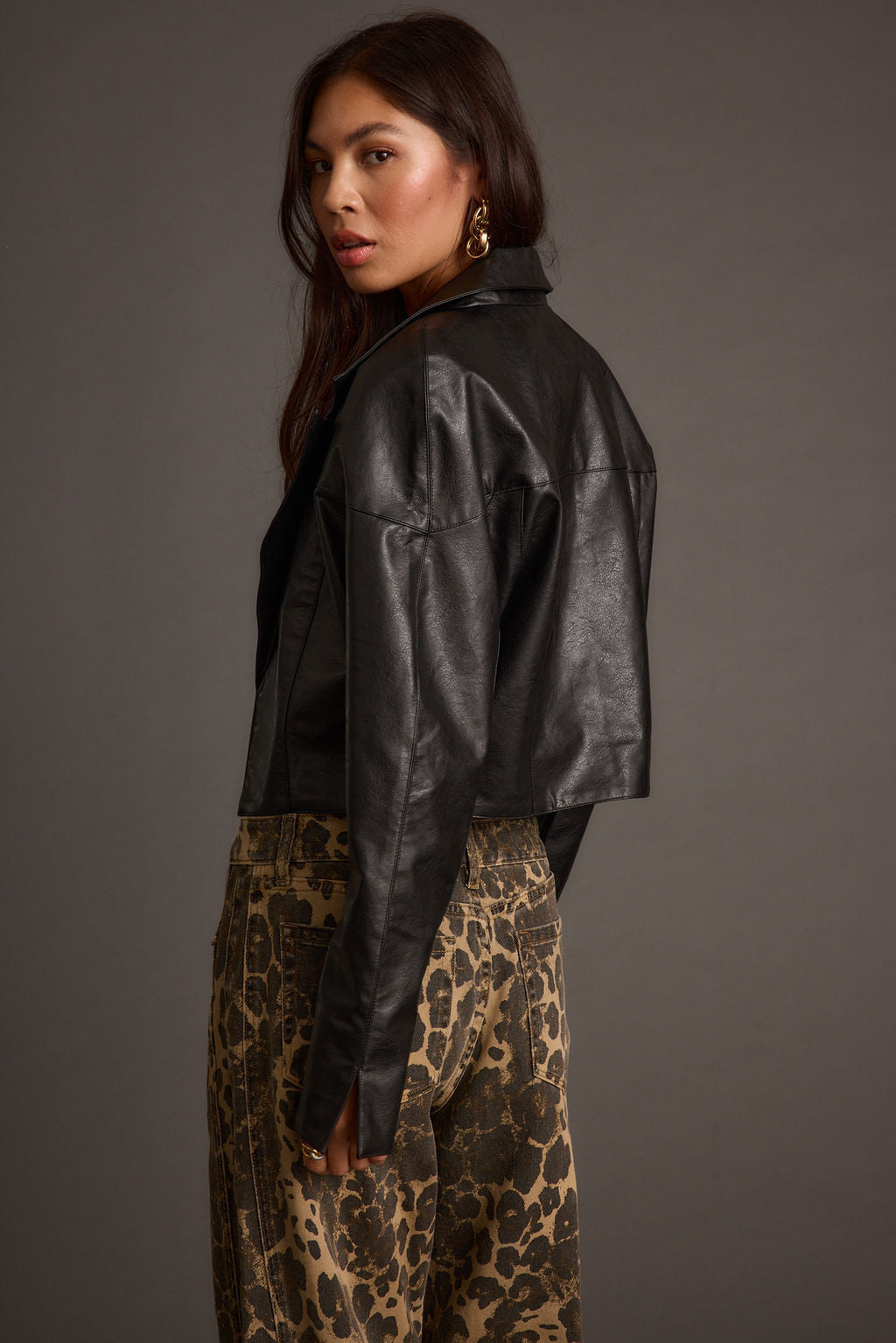 Wilde Black Vegan Leather Jacket