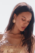 Zenith Gold Earrings