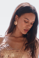 Zenith Gold Earrings