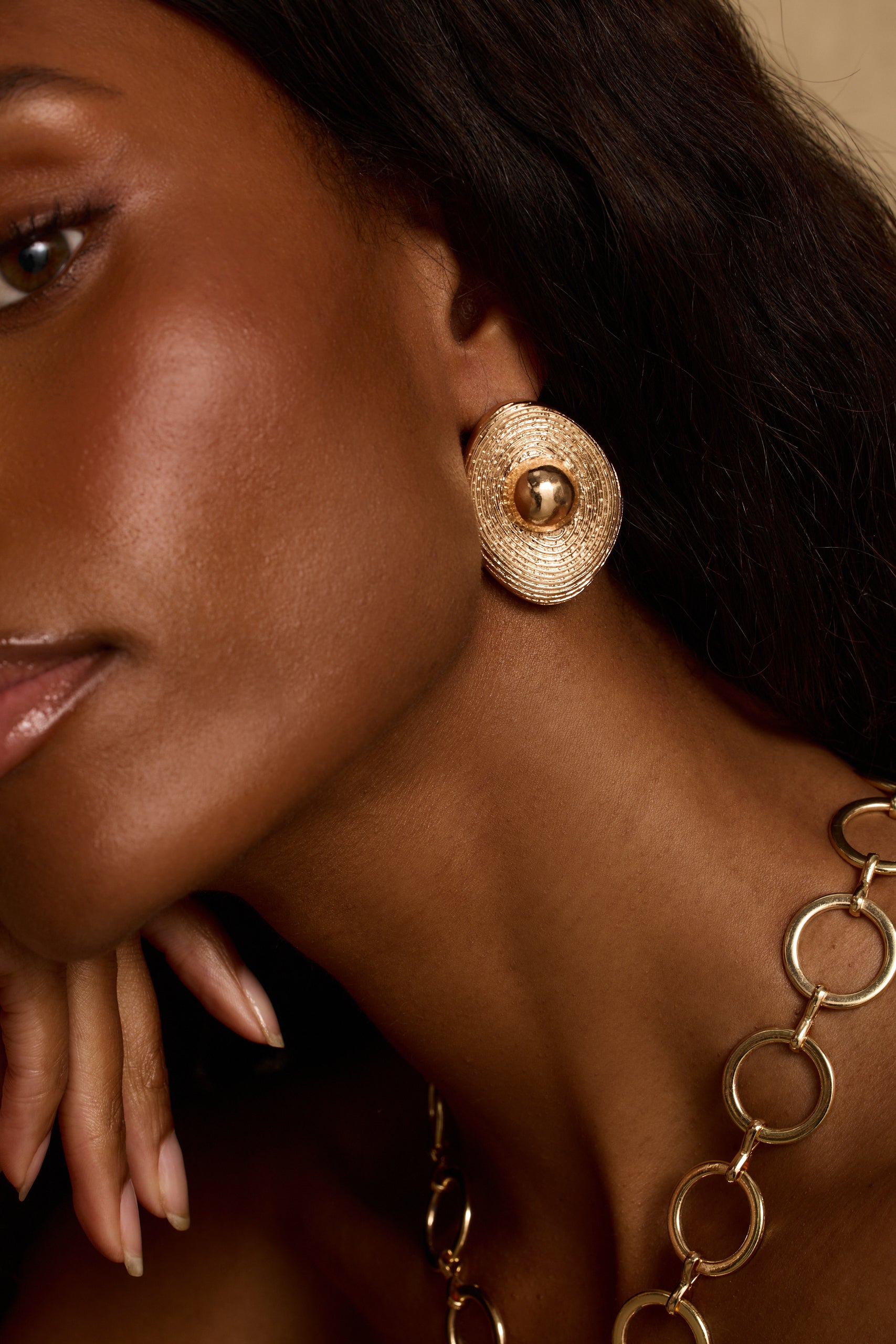Zenith Gold Earrings | 12th Tribe