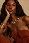 Zenith Gold Statement Necklace