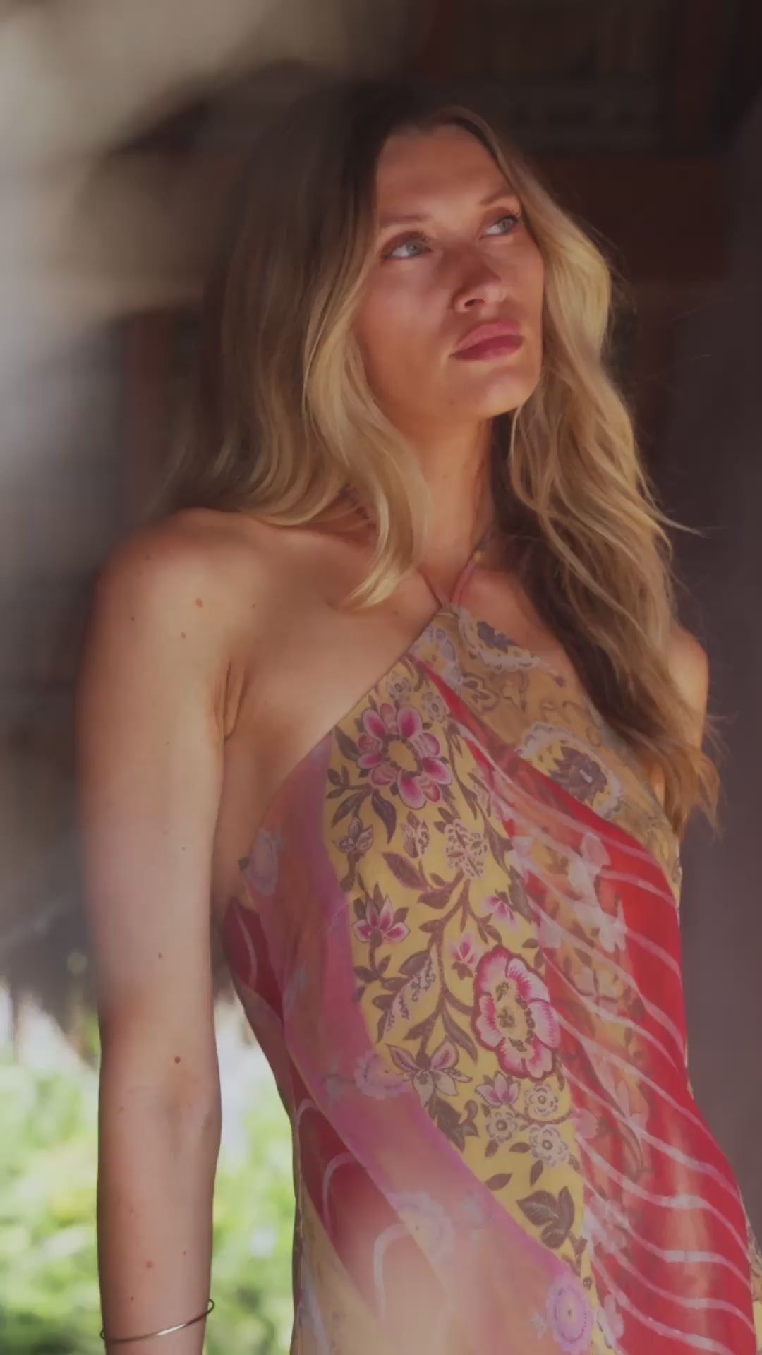 Isabella Patchwork Maxi Dress