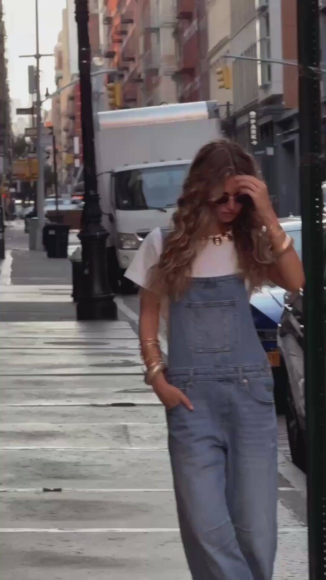 Muse Barrel Denim Overalls
