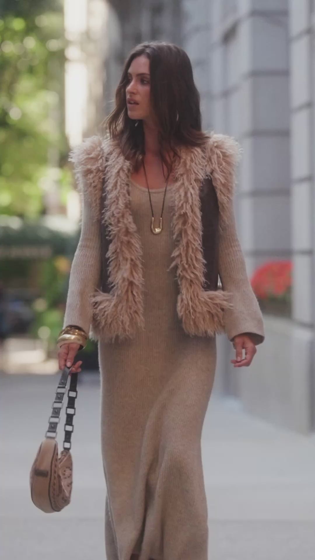 Felicity Mocha Vegan Leather Vest
