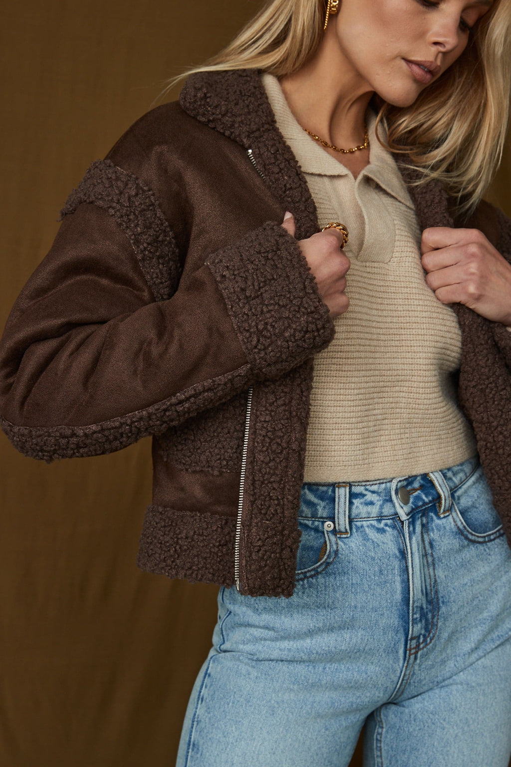 Blame It Sherpa Jacket