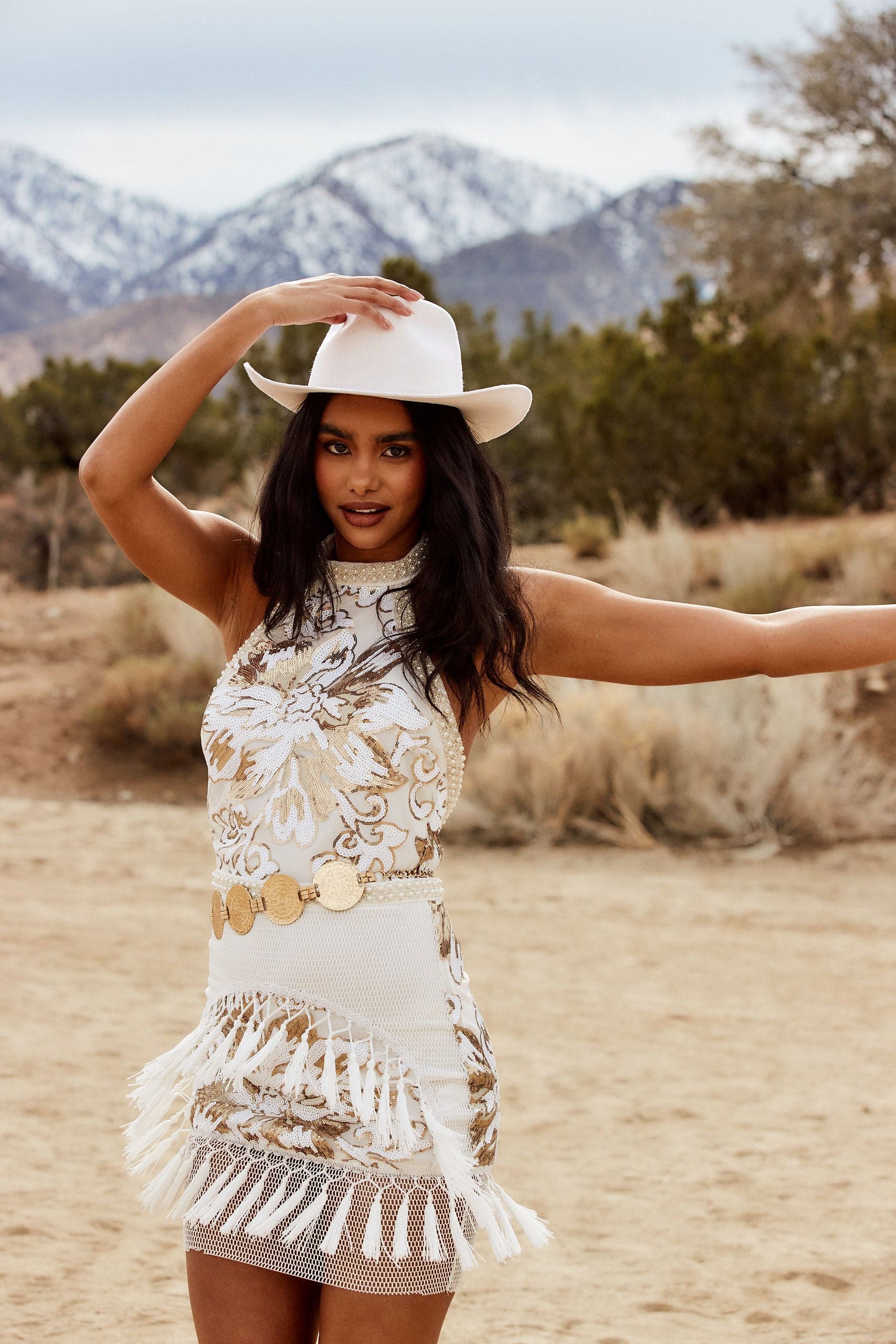 Women's Sequin Fringe Dress | 12th Tribe Women's Sequin Fringe Dress | 12th Tribe