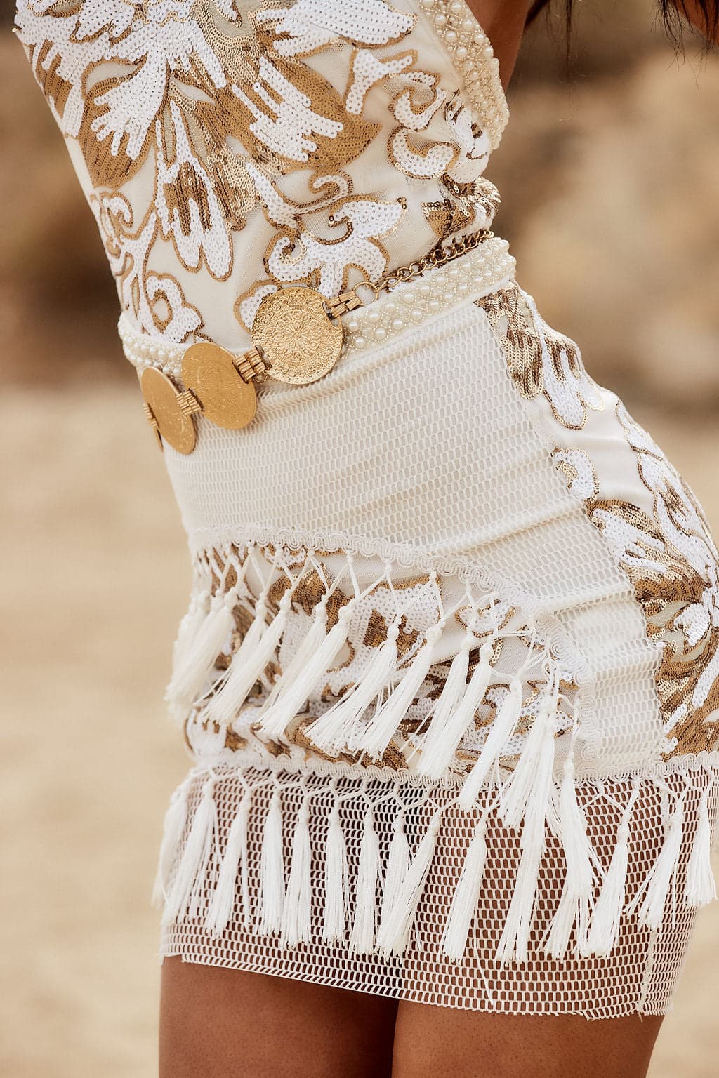 Viral Like Gold Fringe Dress 12th Tribe Viral Like Gold Fringe Dress 12th Tribe