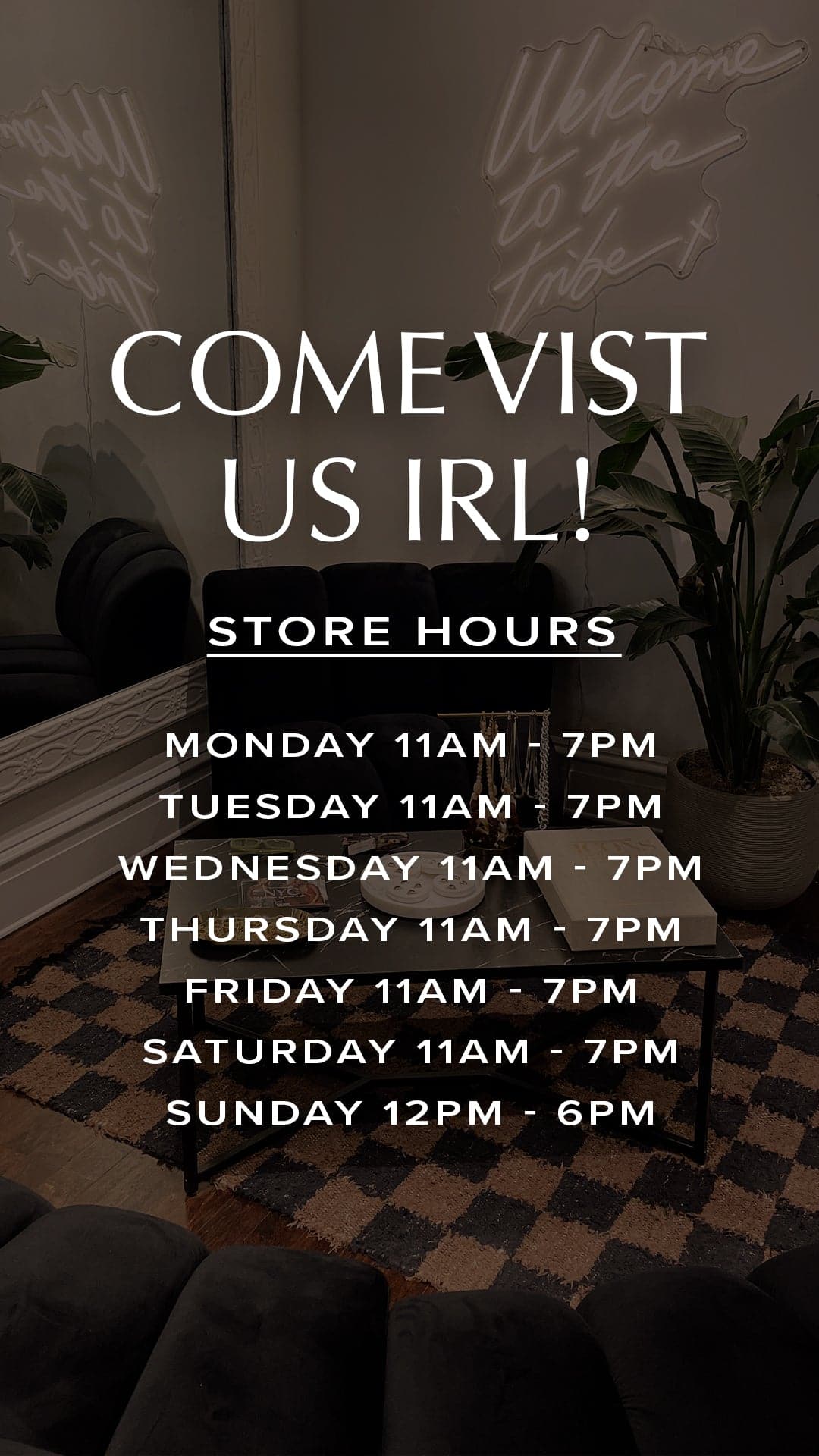NYC Store Info + Styling!