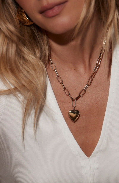 Rosanna Gold Layered Heart Necklace