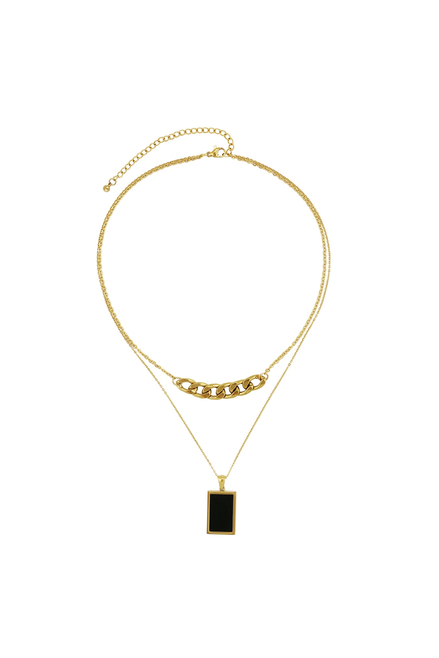 Demi Gold Double Layered Necklace